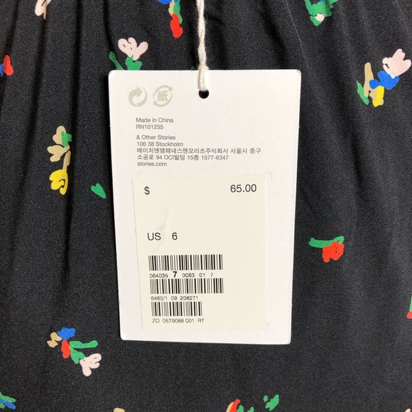 & Other Stories Paris Atelier Floral Ruffle Skirt - Picture 7 of 7